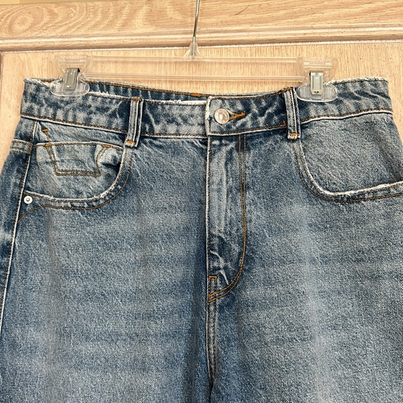 Zara Blue Wide Jeans - Picture 3 of 6